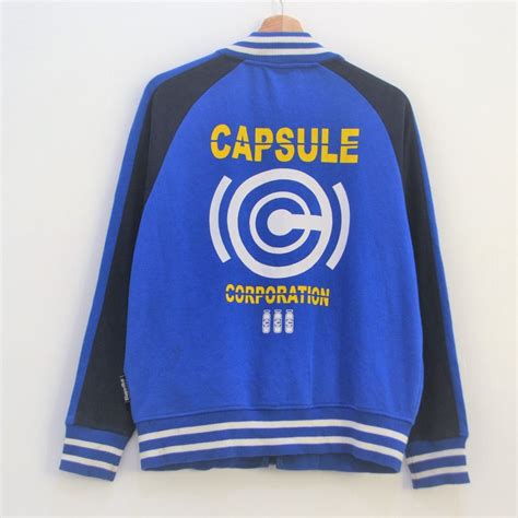 capsule corp jacket replica|dragon ball capsule corp jacket.